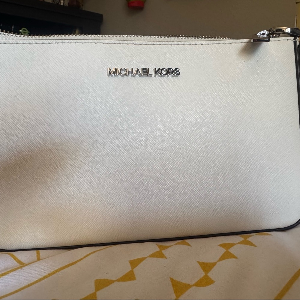 Michael Kors White Clutch